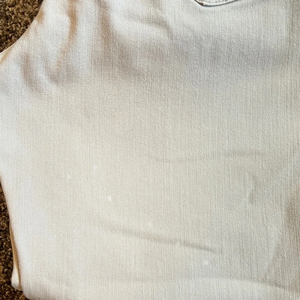 Lot 3 pairs J. Jill Denim High Rise Straight Leg Crop Jeans White Pink Tan 14 - Picture 10 of 11